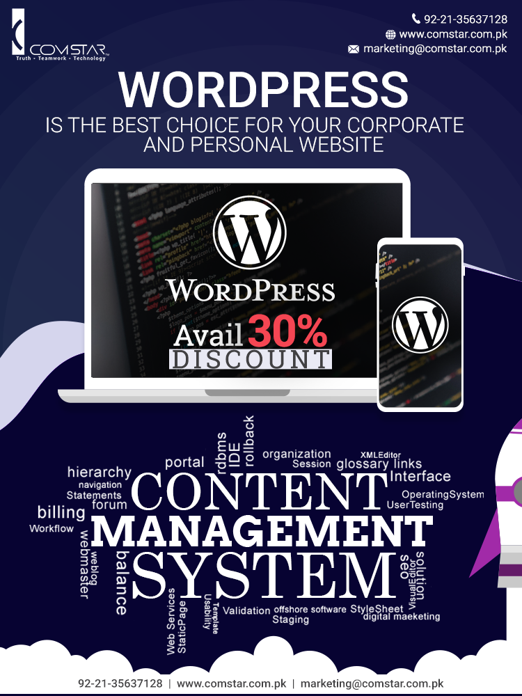 content management system corporate personal website