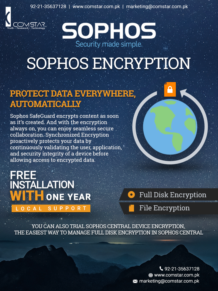 sophos device encryption